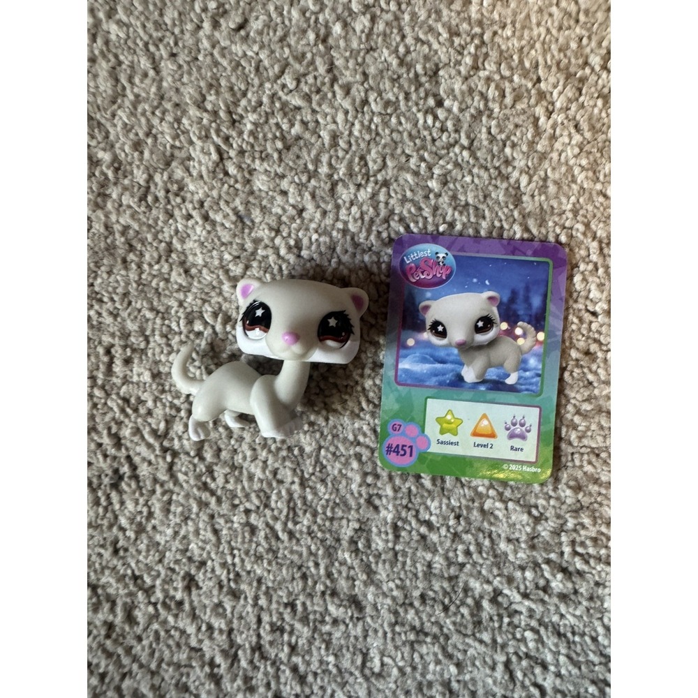 FERRET #G7 #451 Series 5 - Authentic Littlest Pet Shop - Hasbro LPS